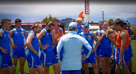 Western Bulldogs training at Whitten Oval